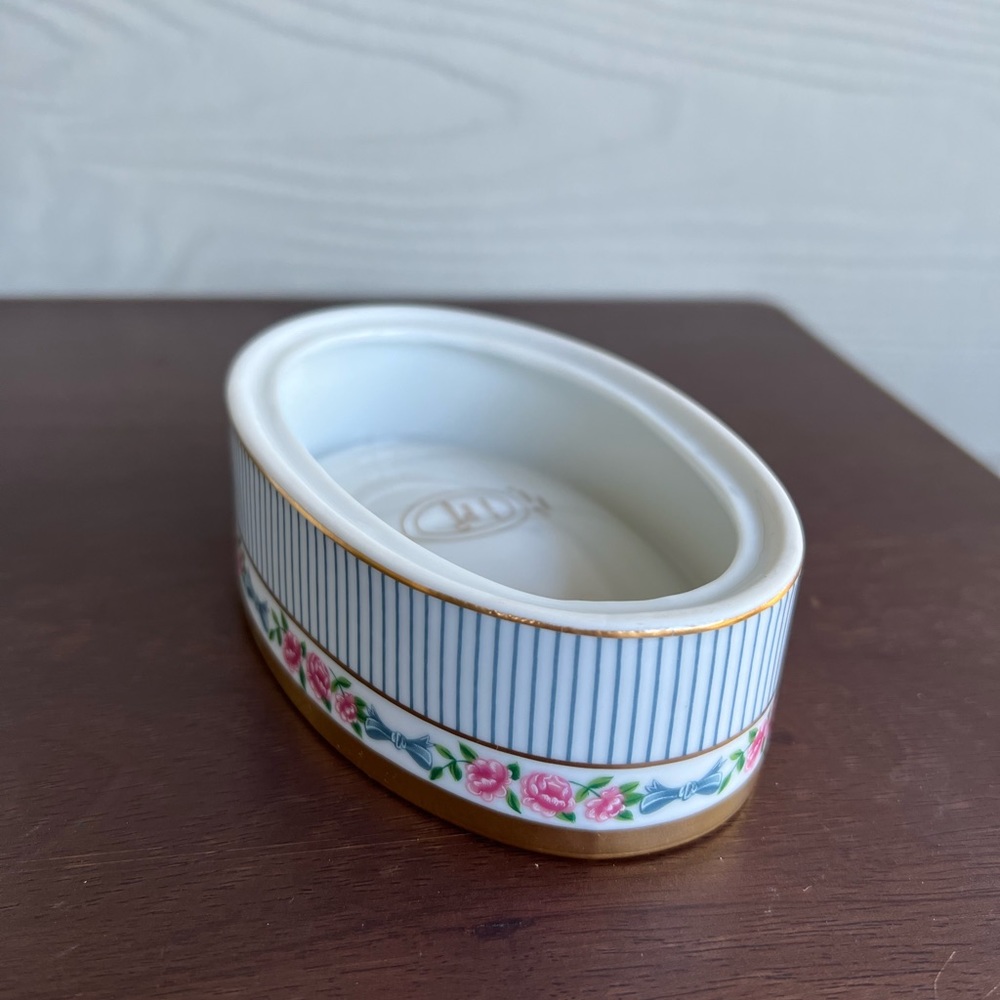 Christian dior fine china Rare Dior Rose Japan Set Of 2 Pieces - Picture 3 of 12